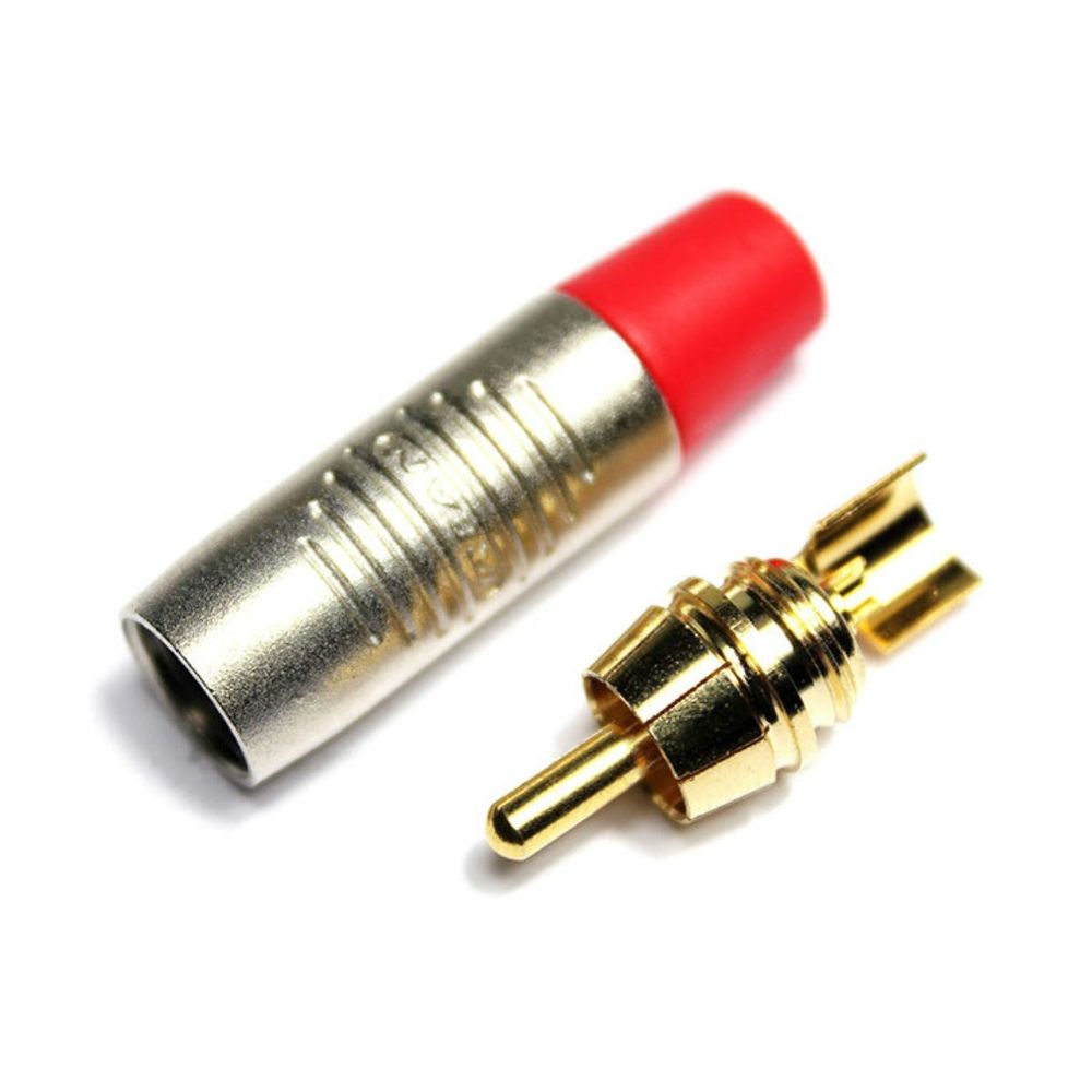 Conector RCA Vermelho Macho de Cabo RF-2C-AU-2 - Rean By Neutrik | Áudio Profissional | Ninja Pro Audio | NEUTRIK - ninjaproaudio Mobile
